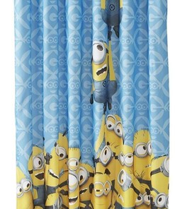 Minions Mayhem Microfiber Shower Curtain for a fun and waterproof bathroom