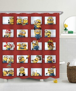 Minions Shower Curtain to Spruce Up Your Bathroom Decor
