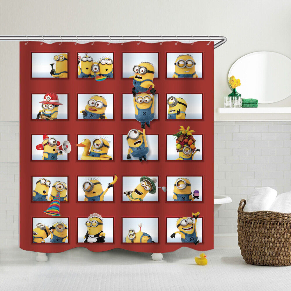 Minions Shower Curtain to Spruce Up Your Bathroom Decor
