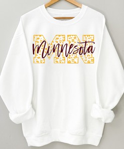 Minnesota College Football Sweatshirt - Unisex Heavy Blend Crewneck Fan Gift