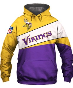 Minnesota Vikings 3D Zip Hoodie - All Over Print Zip Up Hoodie Men