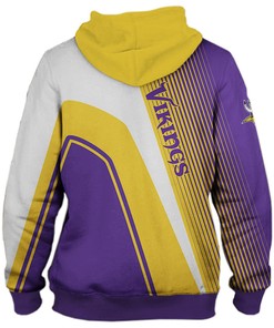 Minnesota Vikings 3D Zip Hoodie Zip Hoodie Pullover Nfl - Perfect Gift For Fans