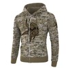 Minnesota Vikings Army Graphic Zip Hoodie Pullover - Custom All Over Print Hoodie