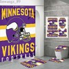 Minnesota Vikings Bath Shower Curtain for Fans