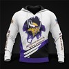 Minnesota Vikings Cool Graphic Hoodie - Gifts For Father Day