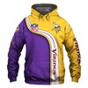 Minnesota Vikings Cute Death Skull Hoodie 3D Gifts For Fans