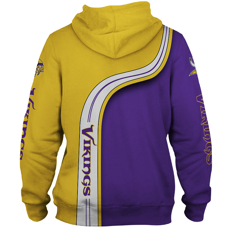Minnesota Vikings Cute Death Skull Hoodie 3D Gifts For Fans