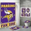 Minnesota Vikings Fabric Shower Curtain for Football Fans