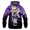 Minnesota Vikings Horror Night Halloween Pullover Nfl 3D Hoodie - Perfect For Fans