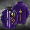 Minnesota Vikings Ultra Cool 3D Hoodie - Perfect For Fans