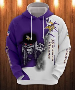 Minnesota Vikings Ultra Death Graphic Hoodie - Custom 3D Hoodies