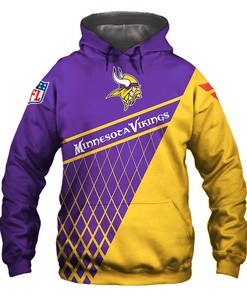 Minnesota Vikings Zip Hoodie For Fan - All Over Print Zip Up Hoodie Men