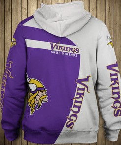Minnesota Vikings Zip Hoodie Pullover For Fans - Perfect Gift For Any Occasion