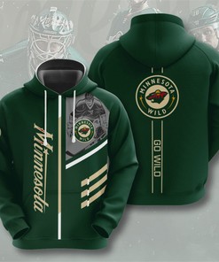 Minnesota Wild Go Wild 3D Hoodie - 3D Hoodies With Zippers