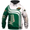 Minnesota Wild Pullover Zip Hoodie - Gifts For Father Day
