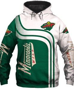 Minnesota Wild Pullover Zip Hoodie - Gifts For Father Day