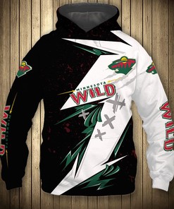 Minnesota Wild Thunder Design 3D Hoodie Pullover - Mens 3D Hoodies