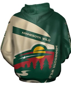 Minnesota Wild Zip Hoodie Gift For Fans - All Over Print Hoodie Printful