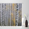 Misty Mottled Trunk Woods Wild Nature Romantic Country Autumn Shower Curtain
