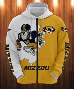 Mizzouri Tigers Mascot Printed 3D Hoodie - 3D Hoodies For Men Graphic