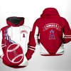 Mlb Skull 3D Hoodie Zipper Hoodie - Los Angeles Angels Edition