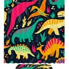 Modern And Quirky Dinosaur Pattern Shower Curtain For A Stylish And Fun Bathroom Look