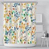 Modern And Waterproof Floral Shower Curtain For Home Bathroom Decor By Allover