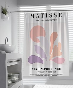 Modern Art Design Papiers Decoupes William Morris Shower Curtain - Bathtub Decor