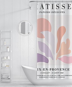 Modern Art Design Papiers Decoupes William Morris Shower Curtain - Bathtub Decor
