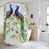 Modern Bathroom Decor Elegant Peacocks Shower Curtain
