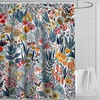 Modern Bohemian Shower Curtain - Durable Waterproof Bathroom Decor, Elegant Floral Design, Perfect Gift For Her