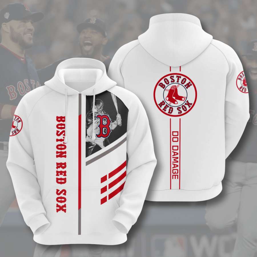 Modern Boston Red Sox Custom All Over Print Hoodie 3D With 3D Printed Graphics