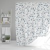 Modern Farmhouse Shower Curtain with Watercolor Print, 72x72 - Unique Bathroom Decor