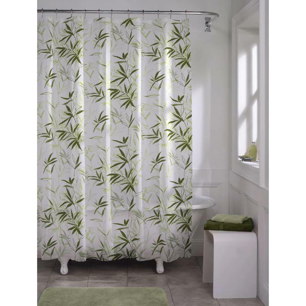 Modern Floral Botanical Shower Curtain