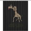 Modern Giraffe Knot Shower Curtain, Durable And Washable Fabric For Bathroom