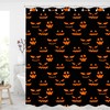 Modern Halloween Bathroom Decor With Shower Curtain Featuring Skull And Bones