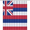 Modern Hawaii Flag Shower Curtain For Durable And Washable Bathrooms