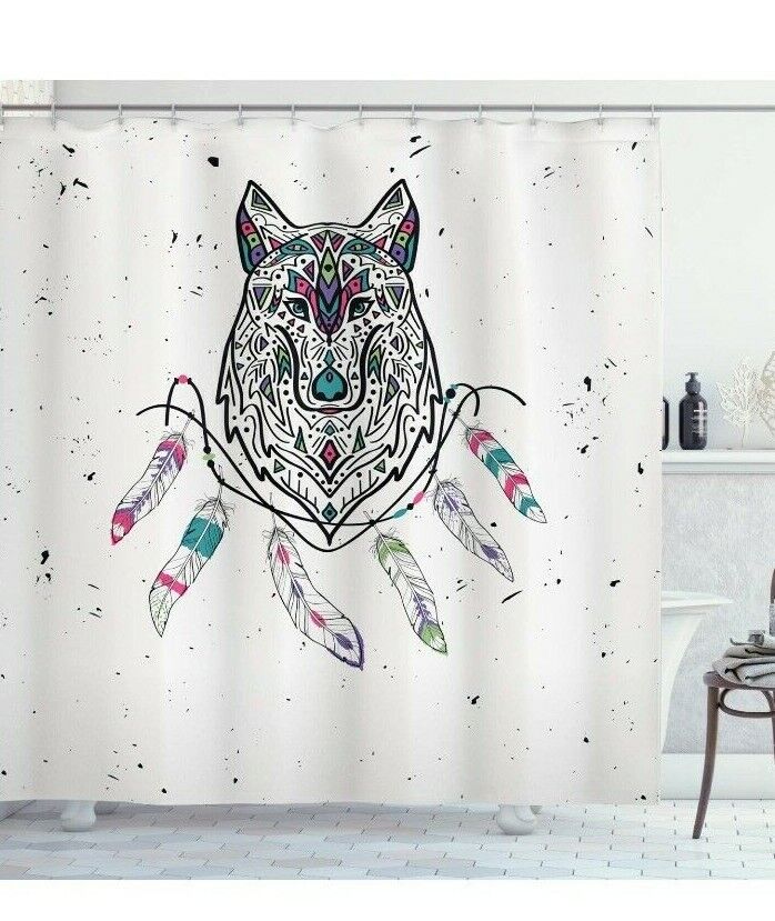 Modern Lemons And Flowers Yellow White Green Shower Curtain With Unique Design And Luxury Fabric - Image 2