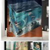 Modern Mermaid Bathroom Decor Shower Curtain Toilet in Various Colors 