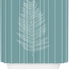 Modern Minimalist Botanical Print Shower Curtain by June Journal