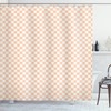 Modern Pink Squares Geometric Pattern Shower Curtain For Modern Bathroom Decor