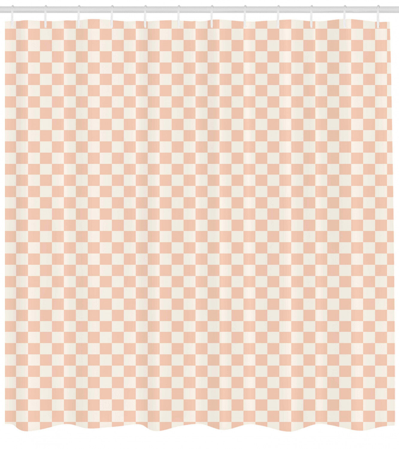 Modern Pink Squares Geometric Pattern Shower Curtain For Modern Bathroom Decor