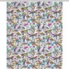 Modern Shower Curtain With Beautiful Dragonfly Print, Durable And Washable For Bathroom Showers And Bathtubs