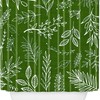 Modern Tropical Emerald Forest Shower Curtain for a Refreshing Bathroom Decor