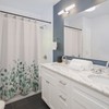 Modern Waterproof Graduation Shower Curtain - Elegant Floral Design, Perfect Christmas And Dorm Gift, Dorm Room Decor