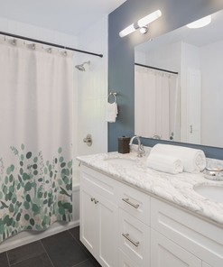 Modern Waterproof Graduation Shower Curtain - Elegant Floral Design, Perfect Christmas And Dorm Gift, Dorm Room Decor