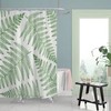 Modern and Colorful Tropical Palm Leaves Shower Curtain for your Bathroom