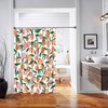 Modern and Peachy Waterproof Shower Curtain for Bathroom