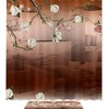 Modern and Water-Repellent Magnolia Paintings Shower Curtain - Adds a Touch of Elegance to Your Contemporary Bathroom