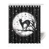 Modern and Waterproof Unicorn Horse Shower Curtain - Transform Your Bathroom into an Enchanted Forest. 
